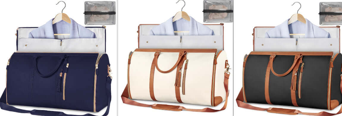Large Capacity Travel Duffle Bag Women's Handbag Folding Suit Bag Waterproof Clothes Totes | Silver Fox Sales