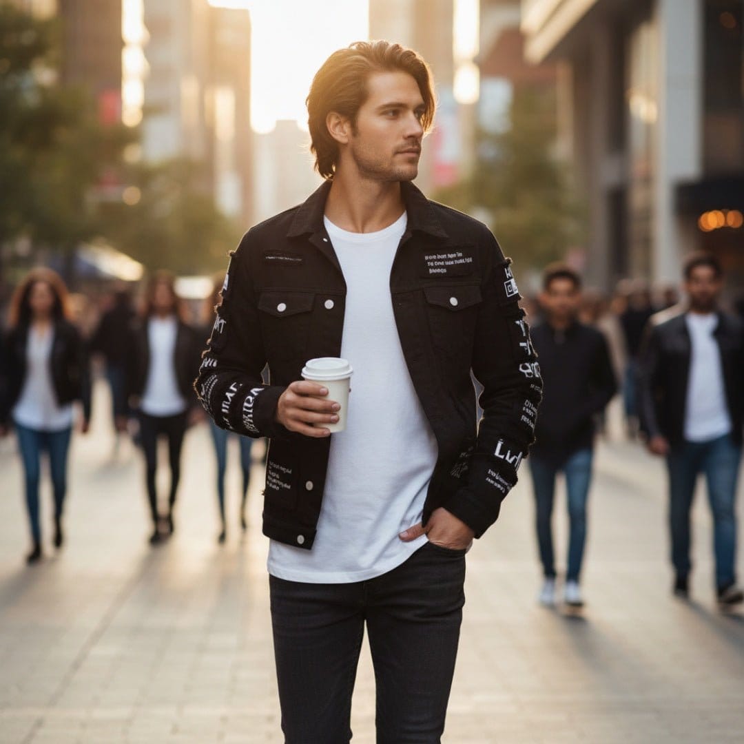 Korean Version Of Loose-fitting Denim Jacket | Silver Fox Sales