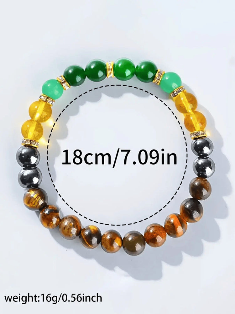 Money Bracelet with Black Onyx and Tiger&