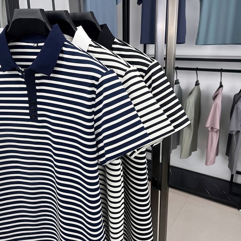 Harajuku Half-Sleeve Striped Top | Silver Fox Sales
