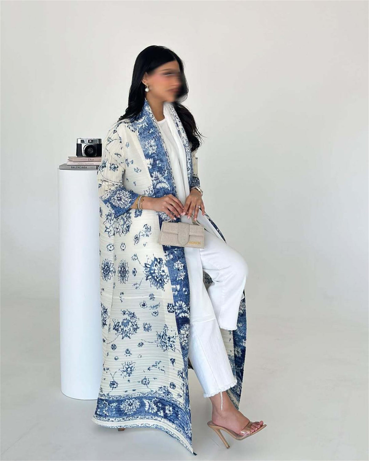 Women's Elegant Flowy Cardigan – Lightweight Polyester Robe Style | Silver Fox Sales
