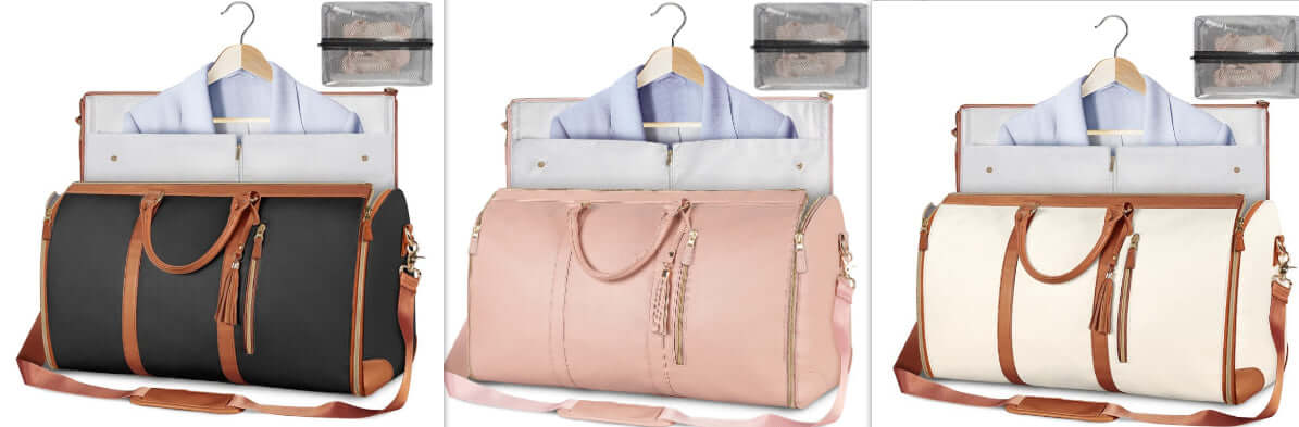 Large Capacity Travel Duffle Bag Women's Handbag Folding Suit Bag Waterproof Clothes Totes | Silver Fox Sales