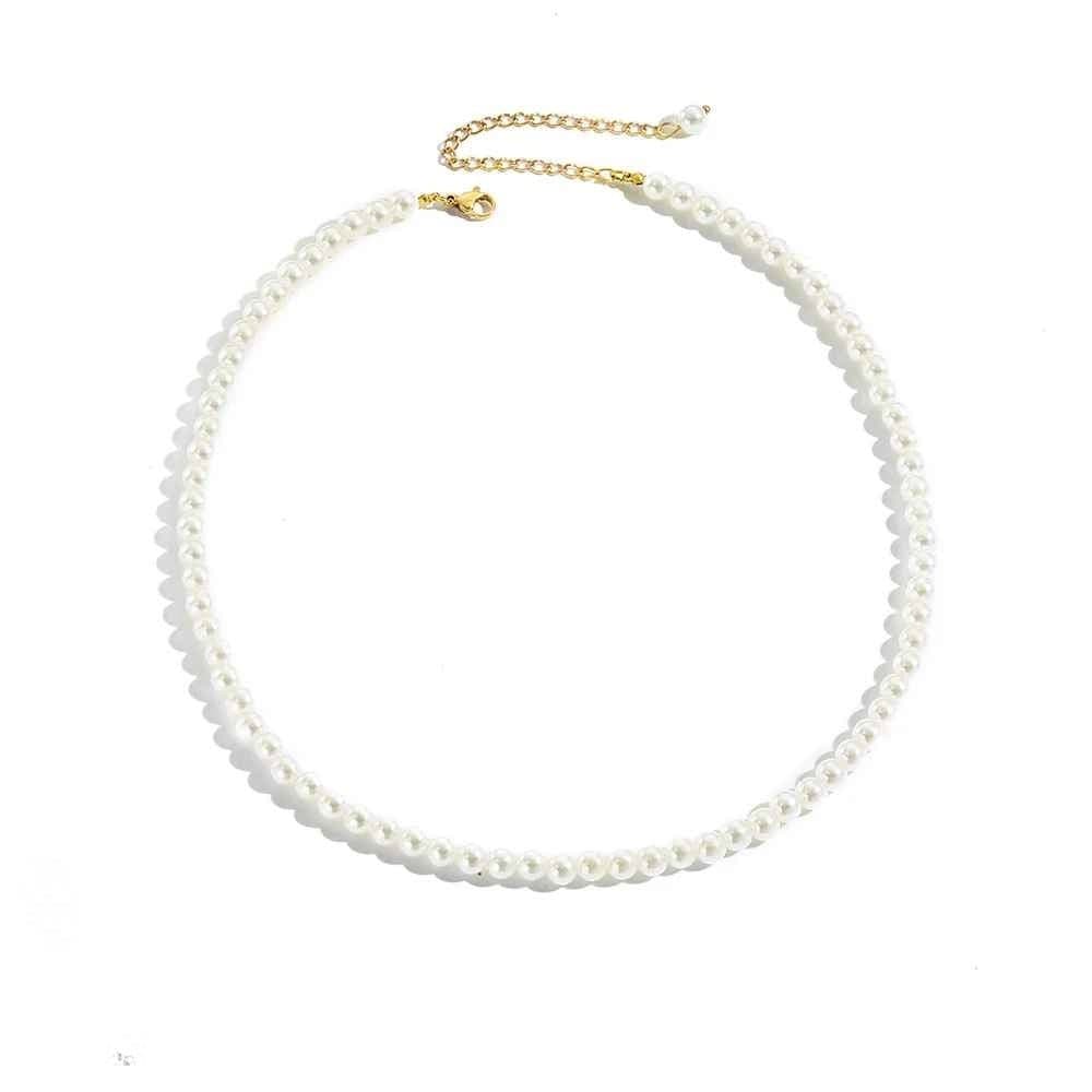 Perle Élégante Classic Pearl Choker Necklace | Silver Fox Sales
