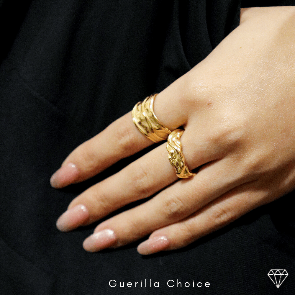 ELISE CHARM GOLD RING | Silver Fox Sales