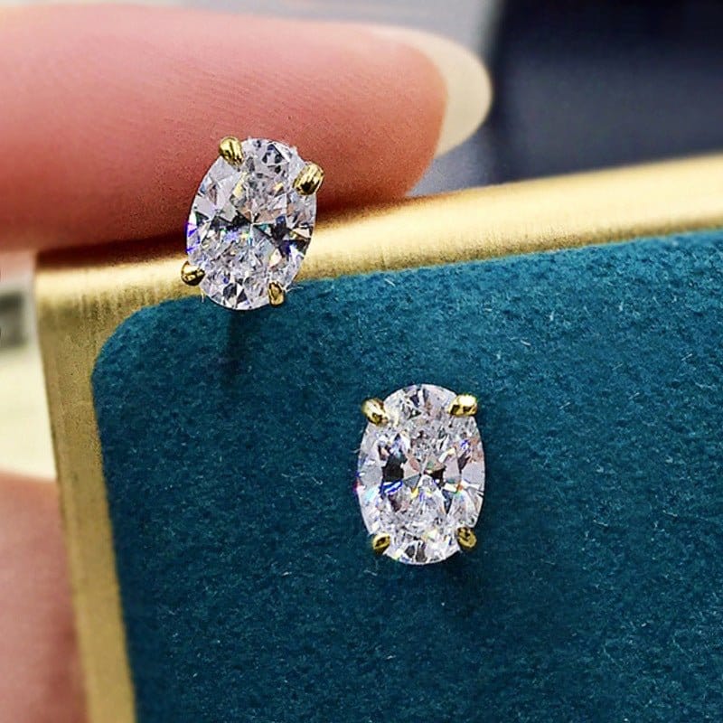 Women's Business-Style Zircon Earrings | Silver Fox Sales