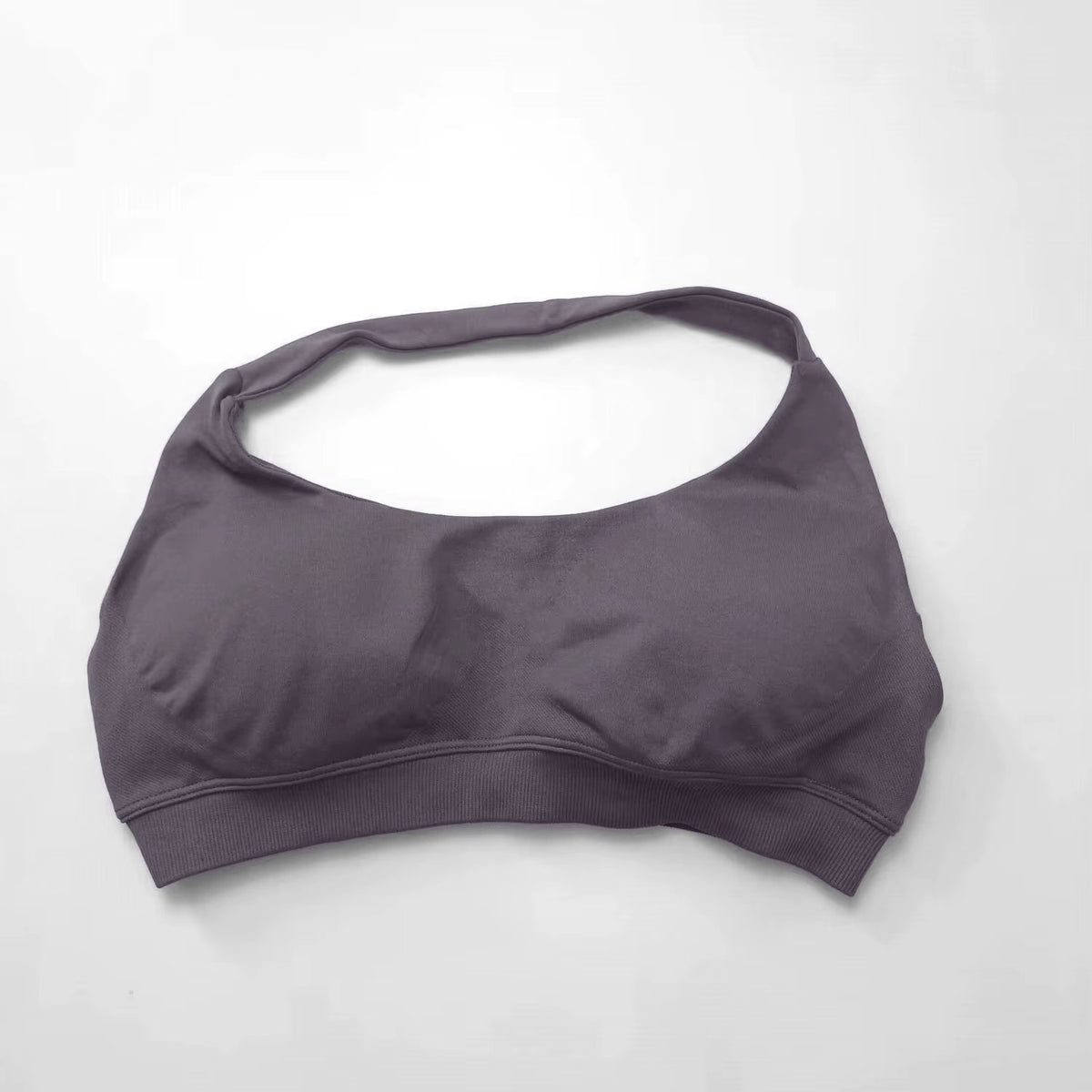 Impact Sports Bra Women Seamless Halter Top High Support Push-Up Open Back Gym Wear Fitness Yoga Workout Underwear