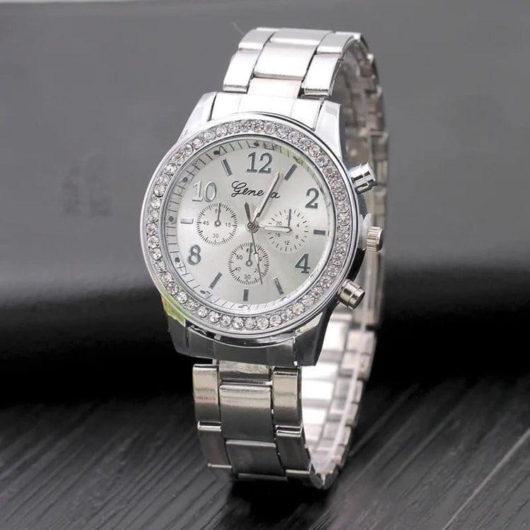 Geneva Luxury Rhinestone Watch Women Classic Watches Fashion Ladies Watch Women&