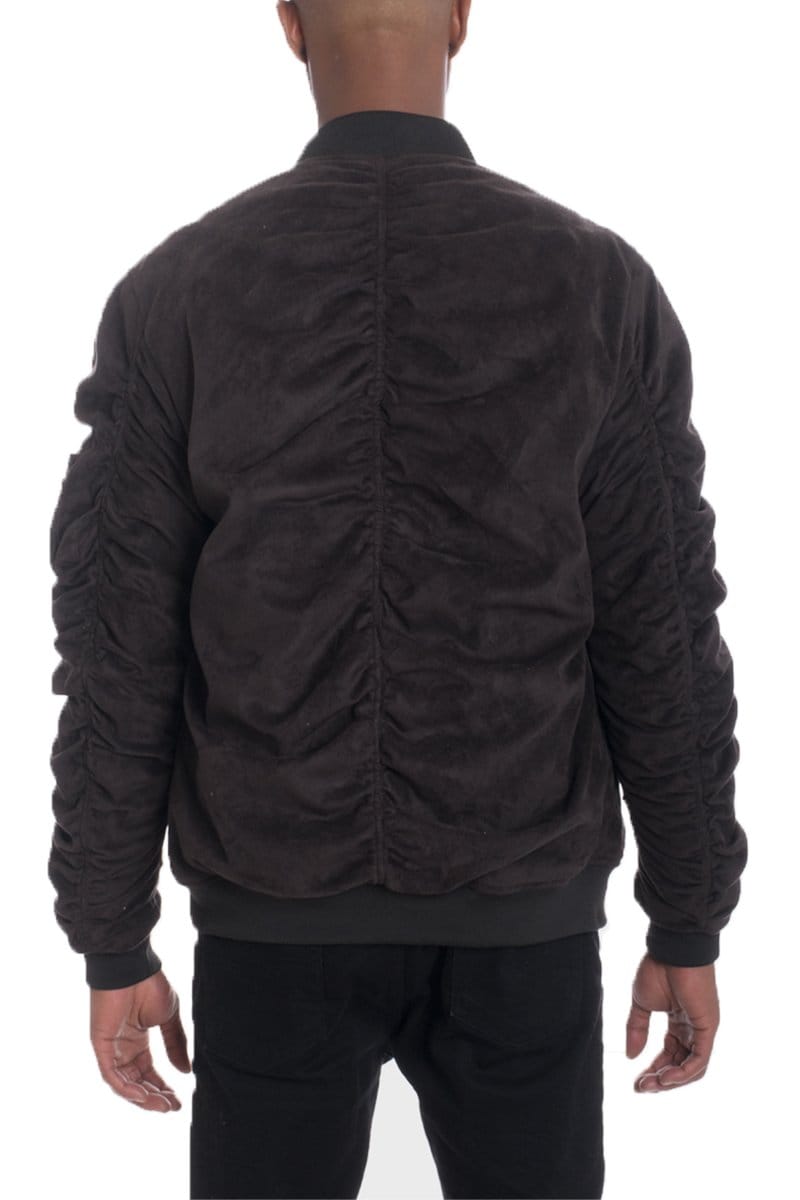 Faux Bomber Suede 6111