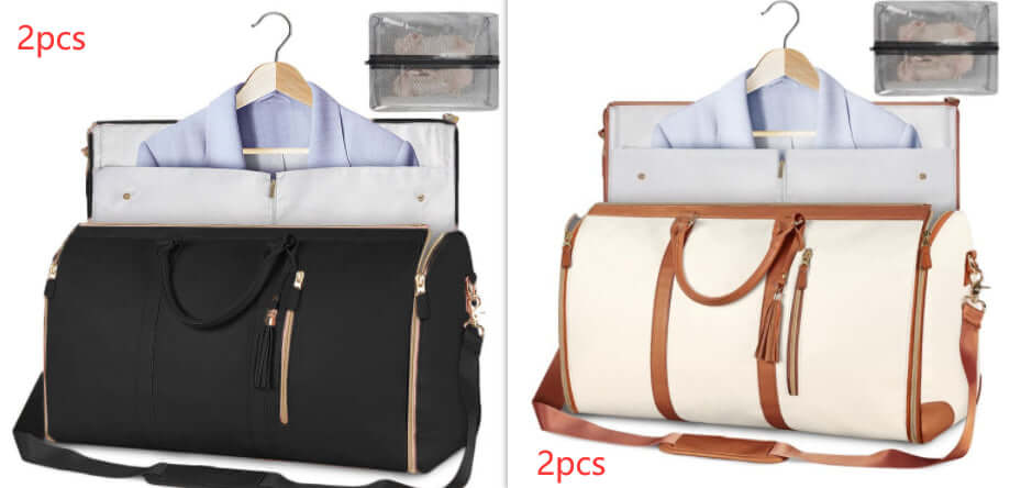 Large Capacity Travel Duffle Bag Women's Handbag Folding Suit Bag Waterproof Clothes Totes | Silver Fox Sales