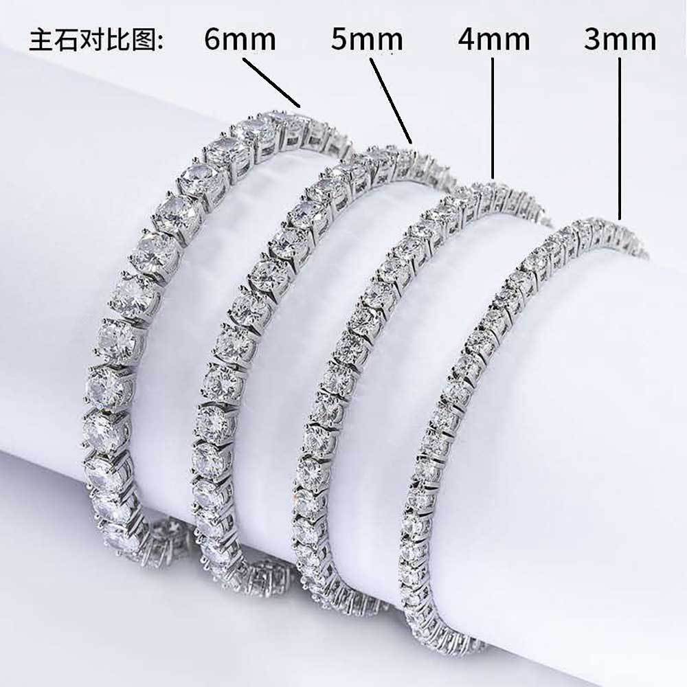Zircon Tennis Chain Bracelet | Silver Fox Sales