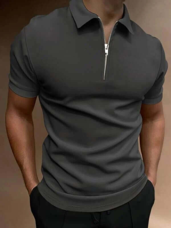 New Men's Casual Short Sleeve Digital Print POLO Shirt | Silver Fox Sales