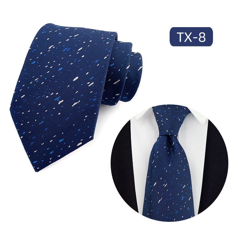 Mens Jacquard Woven Business-casual Tie | Silver Fox Sales
