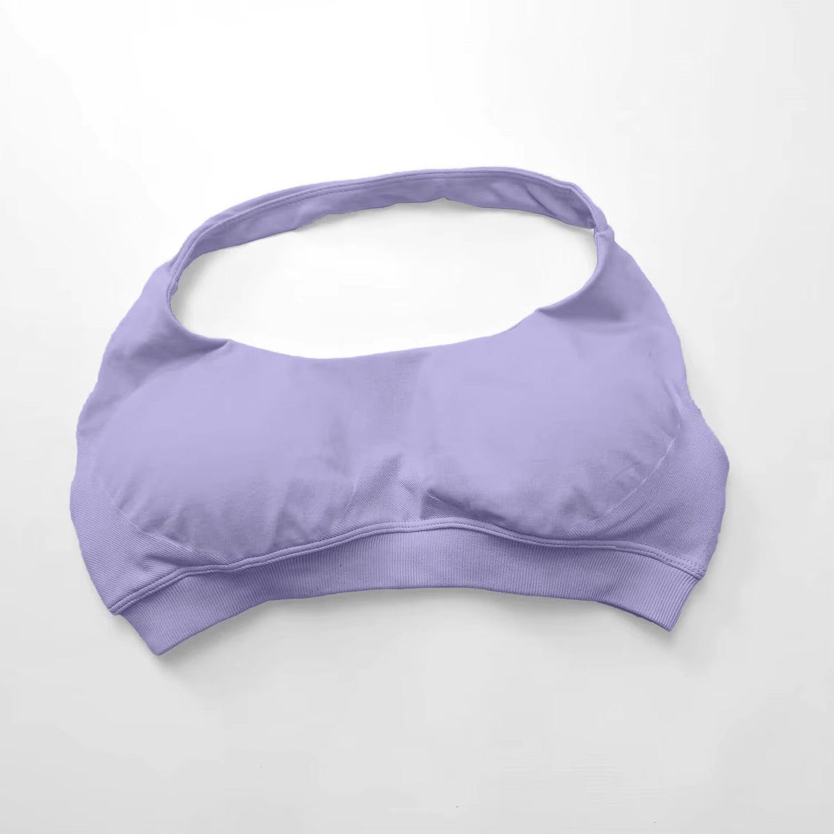 Impact Sports Bra Women Seamless Halter Top High Support Push-Up Open Back Gym Wear Fitness Yoga Workout Underwear