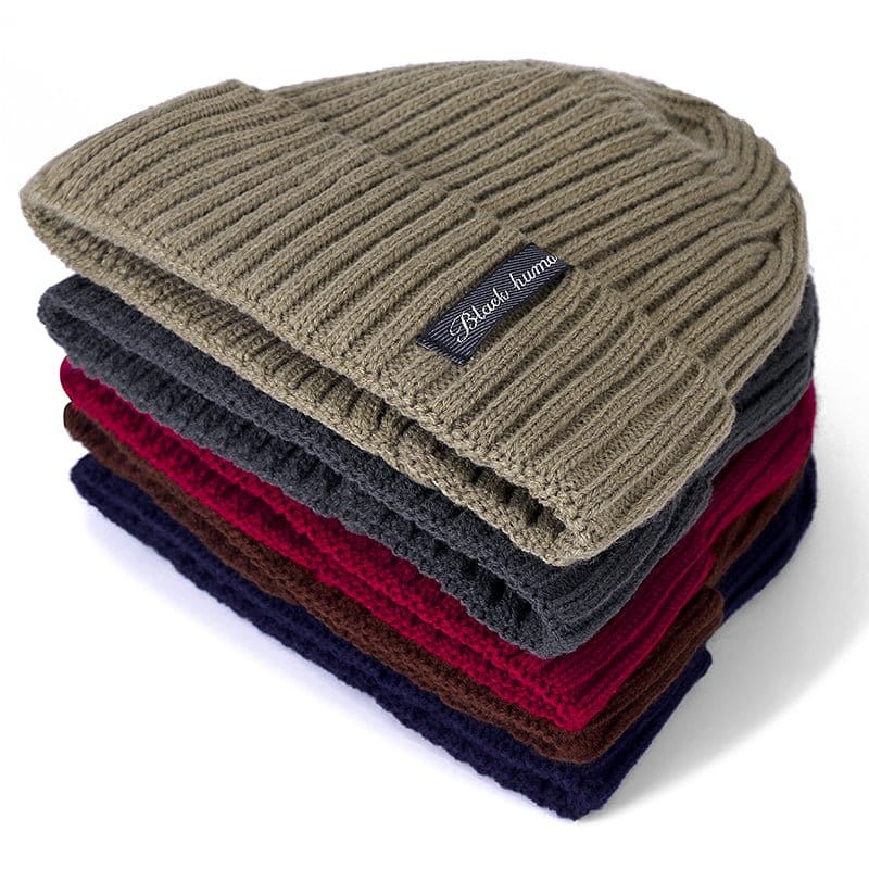 Unisex Winter Knit Letter Beanie | Silver Fox Sales