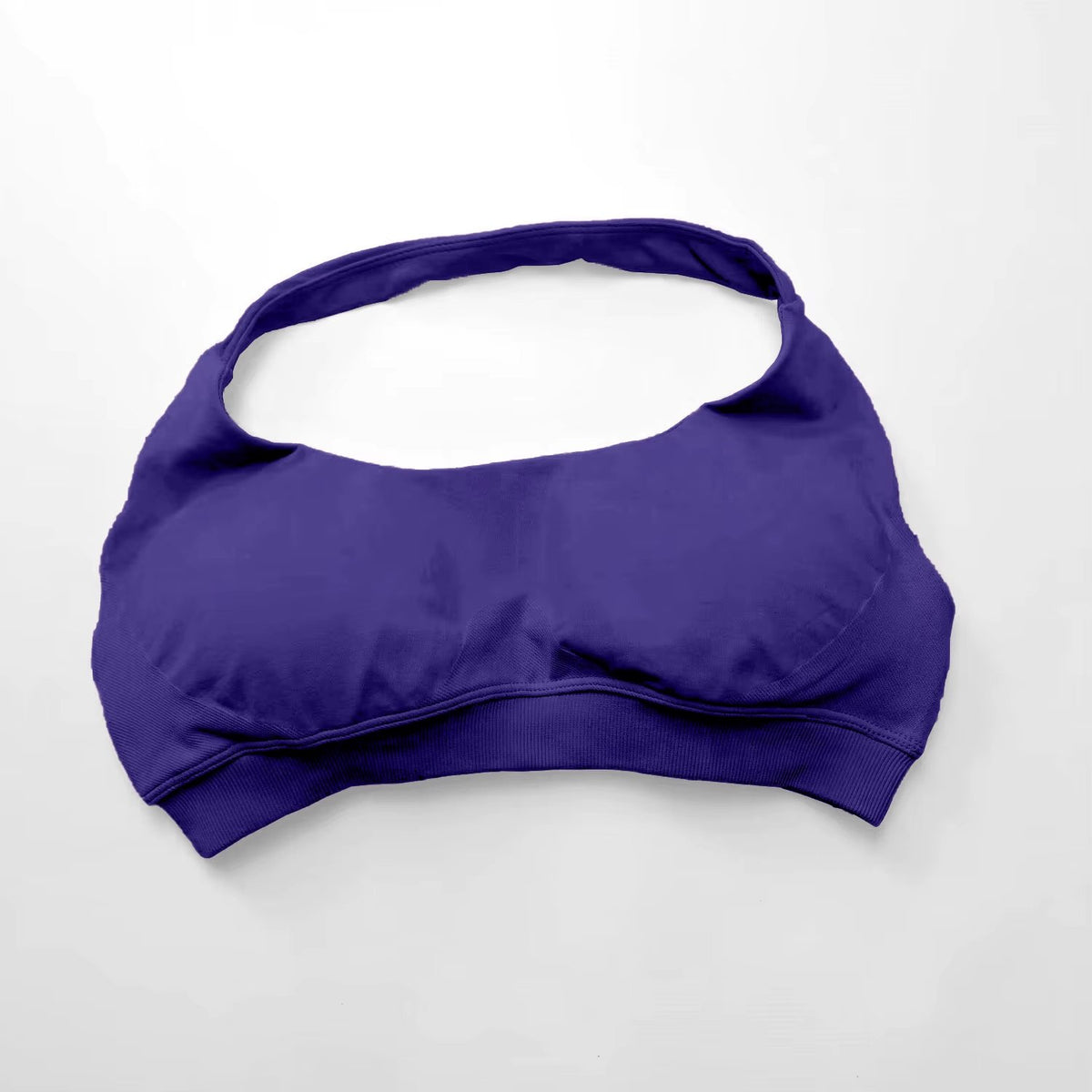 Impact Sports Bra Women Seamless Halter Top High Support Push-Up Open Back Gym Wear Fitness Yoga Workout Underwear