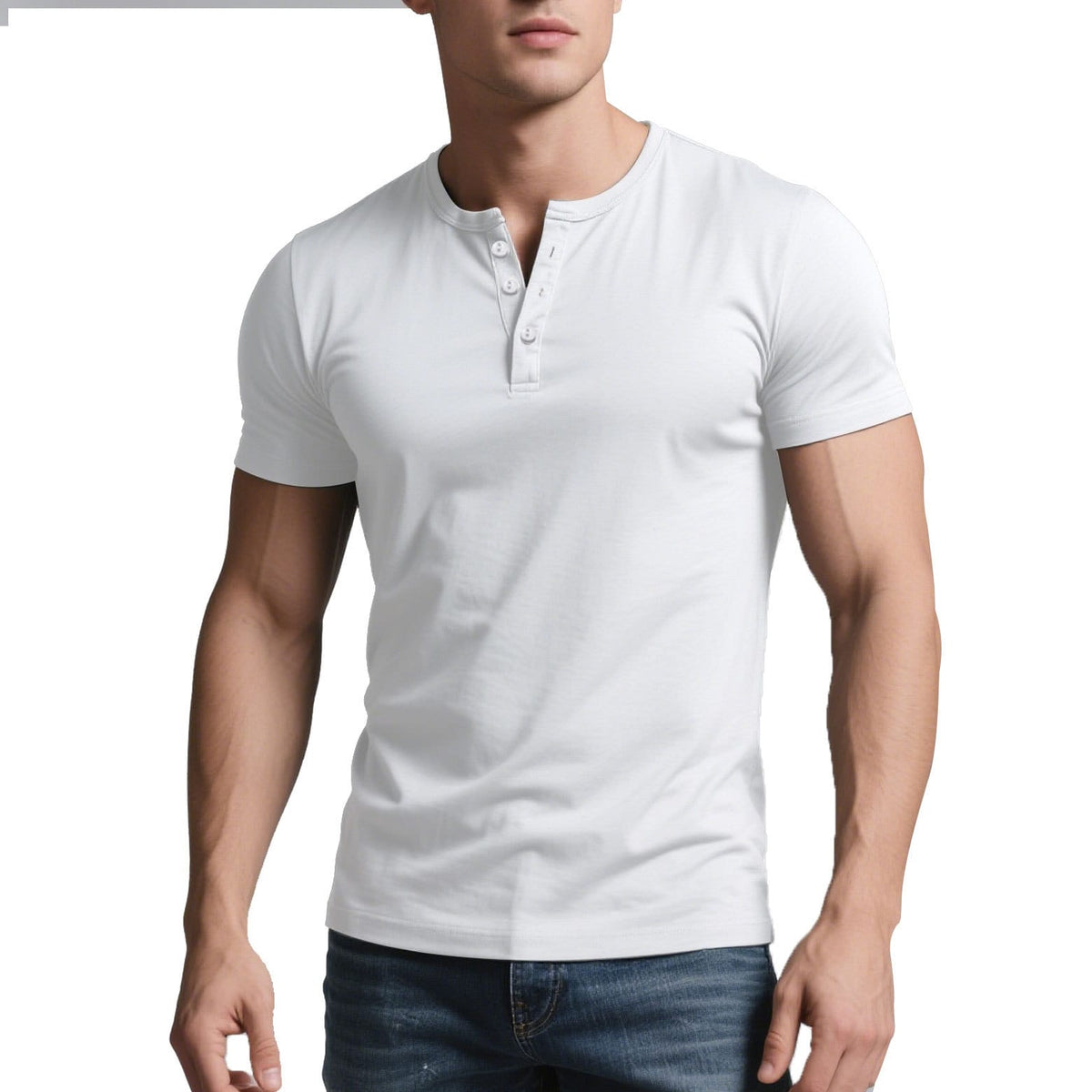 Mens Solid-Color Casual Crew-Neck Short-Sleeve | Silver Fox Sales