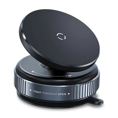 360° Magnetic Car Phone Holder with Vacuum Suction Mount