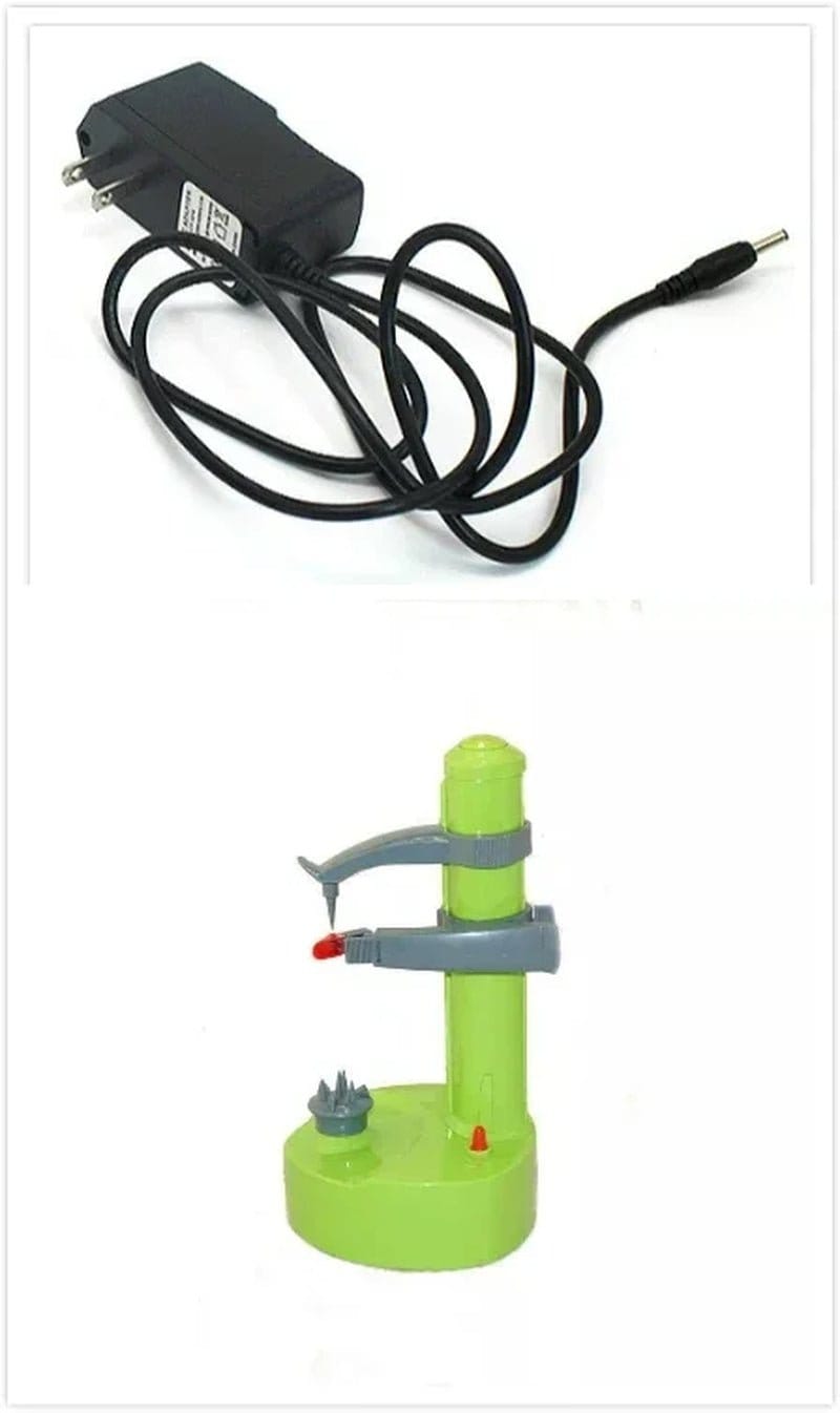 Revolutionary Multifunction Stainless Steel Electric Peeler - Effortlessly Peel Fruits and Vegetables with Three Extra Blades!