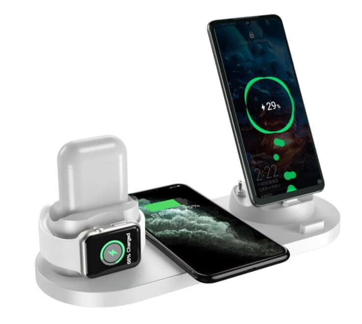 View details for 6-in-1 Wireless Charging Dock Station for iPhone & Phone 6-in-1 Wireless Charging Dock Station for iPhone & Phone