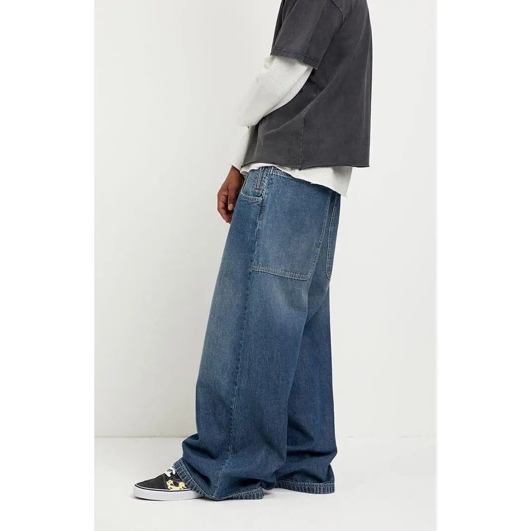 Pacsun Men'S Ryder Ultra Baggy Jeans Dark Blue