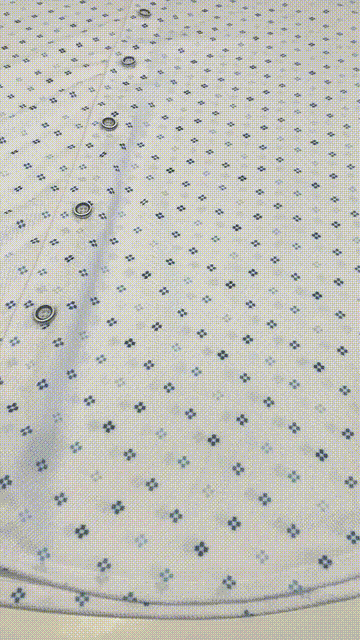 Swiss Check Long Sleeve Tech Shirt - Blue | Silver Fox Sales