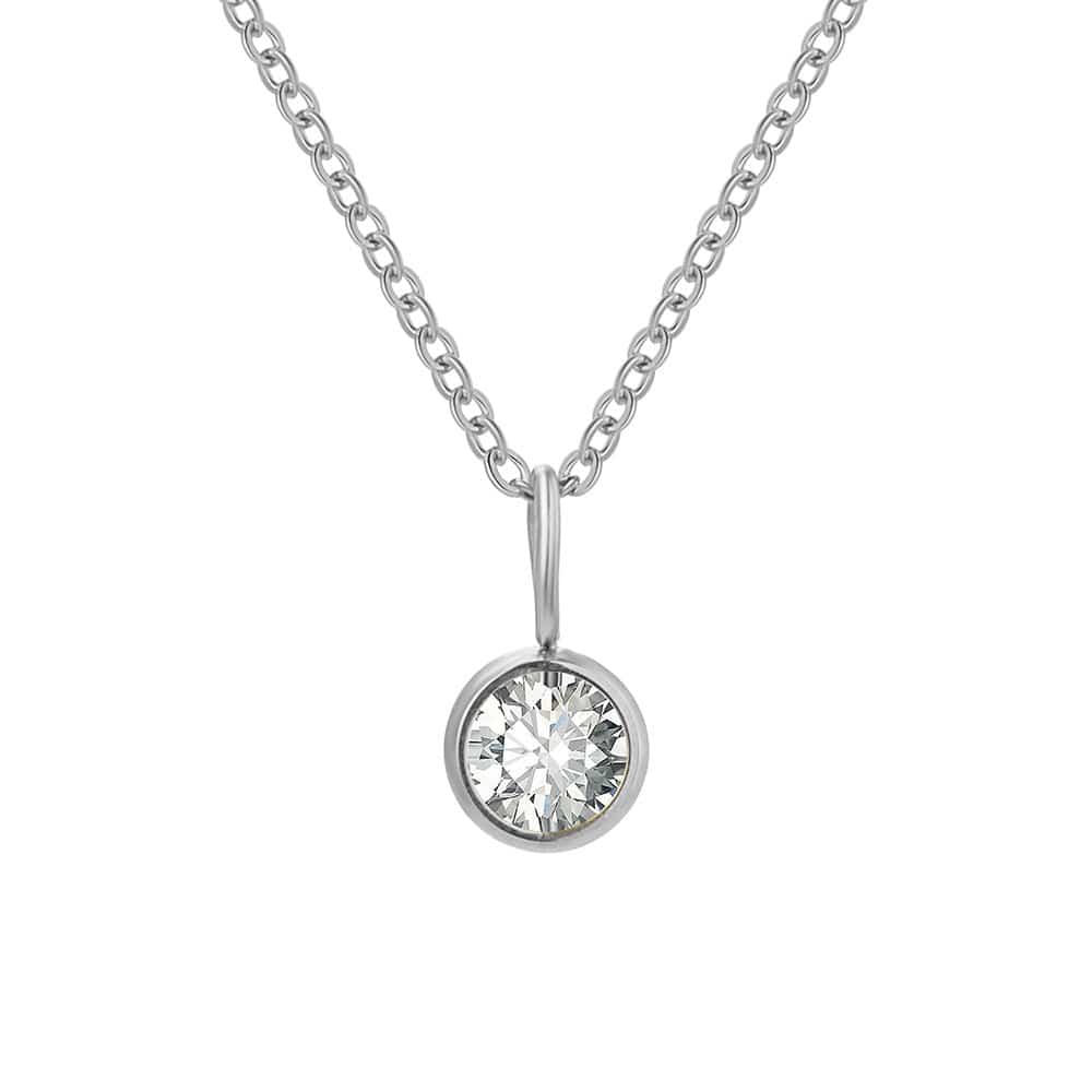 Lumière Birthstone Necklace Month & Zodiac Collection | Silver Fox Sales