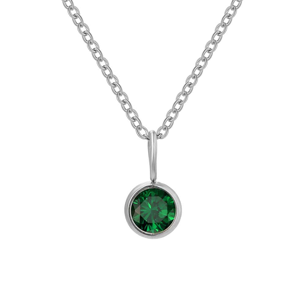 Lumière Birthstone Necklace Month & Zodiac Collection | Silver Fox Sales