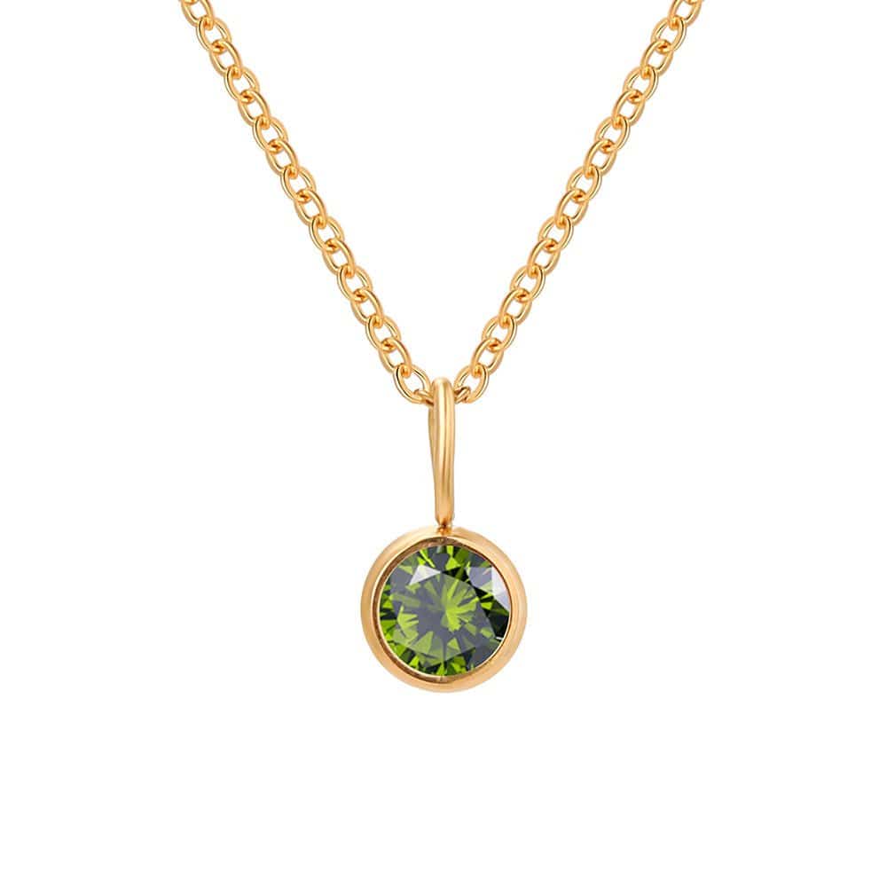 Lumière Birthstone Necklace Month & Zodiac Collection | Silver Fox Sales