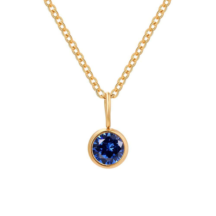 Lumière Birthstone Necklace Month & Zodiac Collection | Silver Fox Sales
