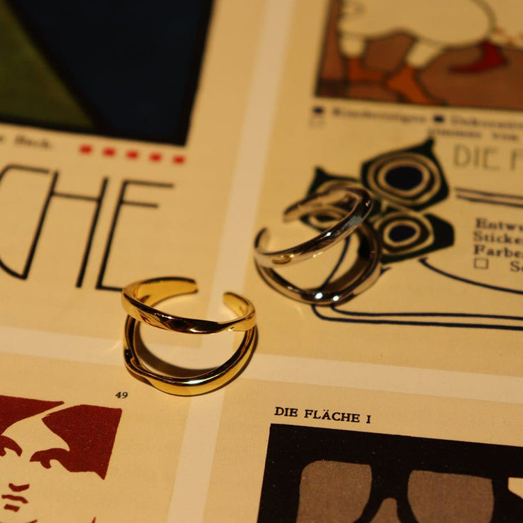 ALVERÉ GIRARD GOLD RING | Silver Fox Sales