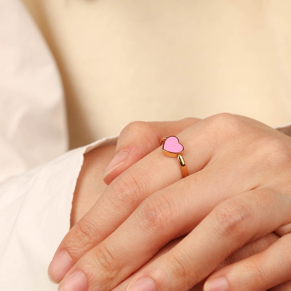 XOXO LOVE HEART RING | Silver Fox Sales