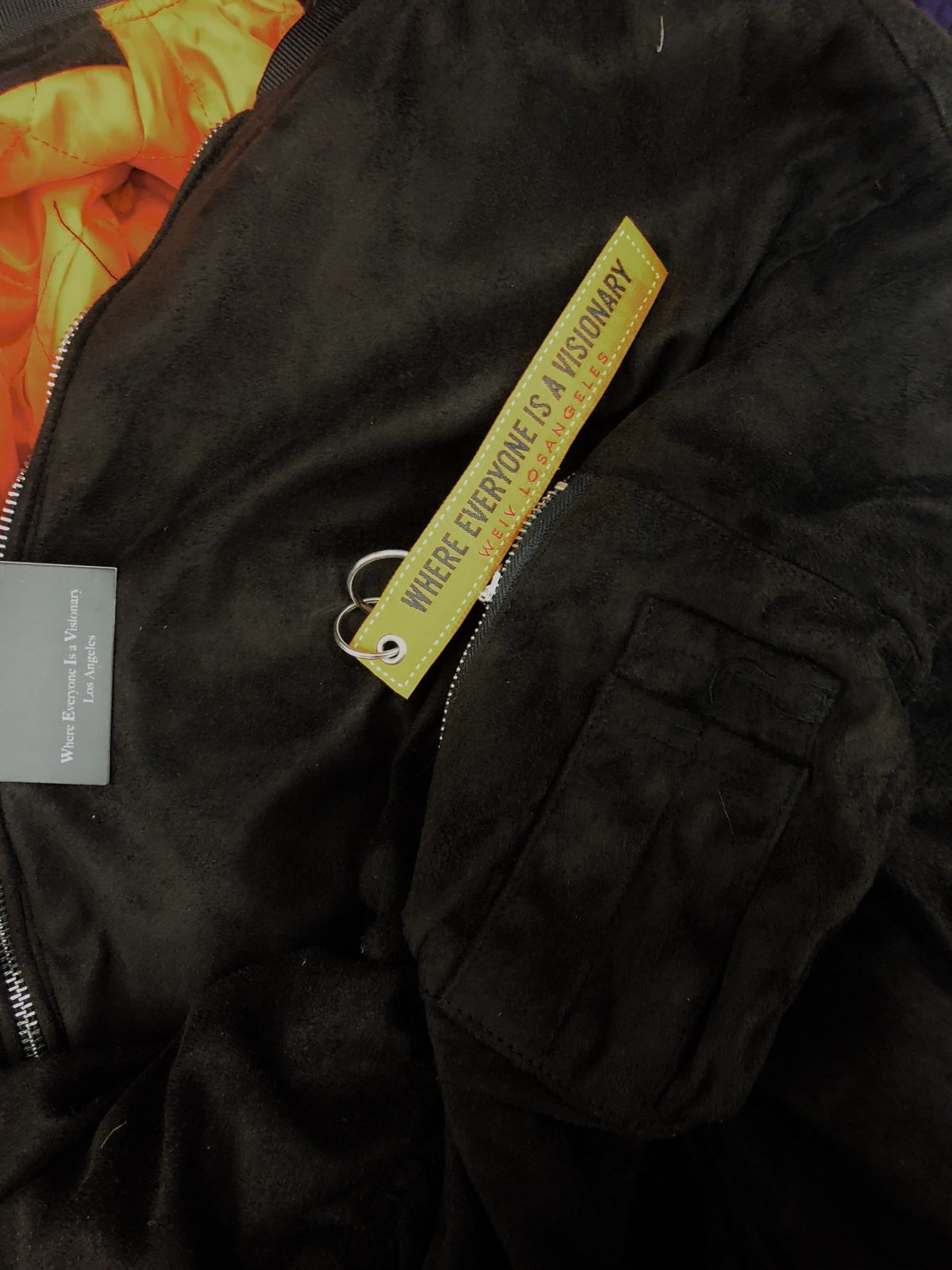 Faux Bomber Suede 6111