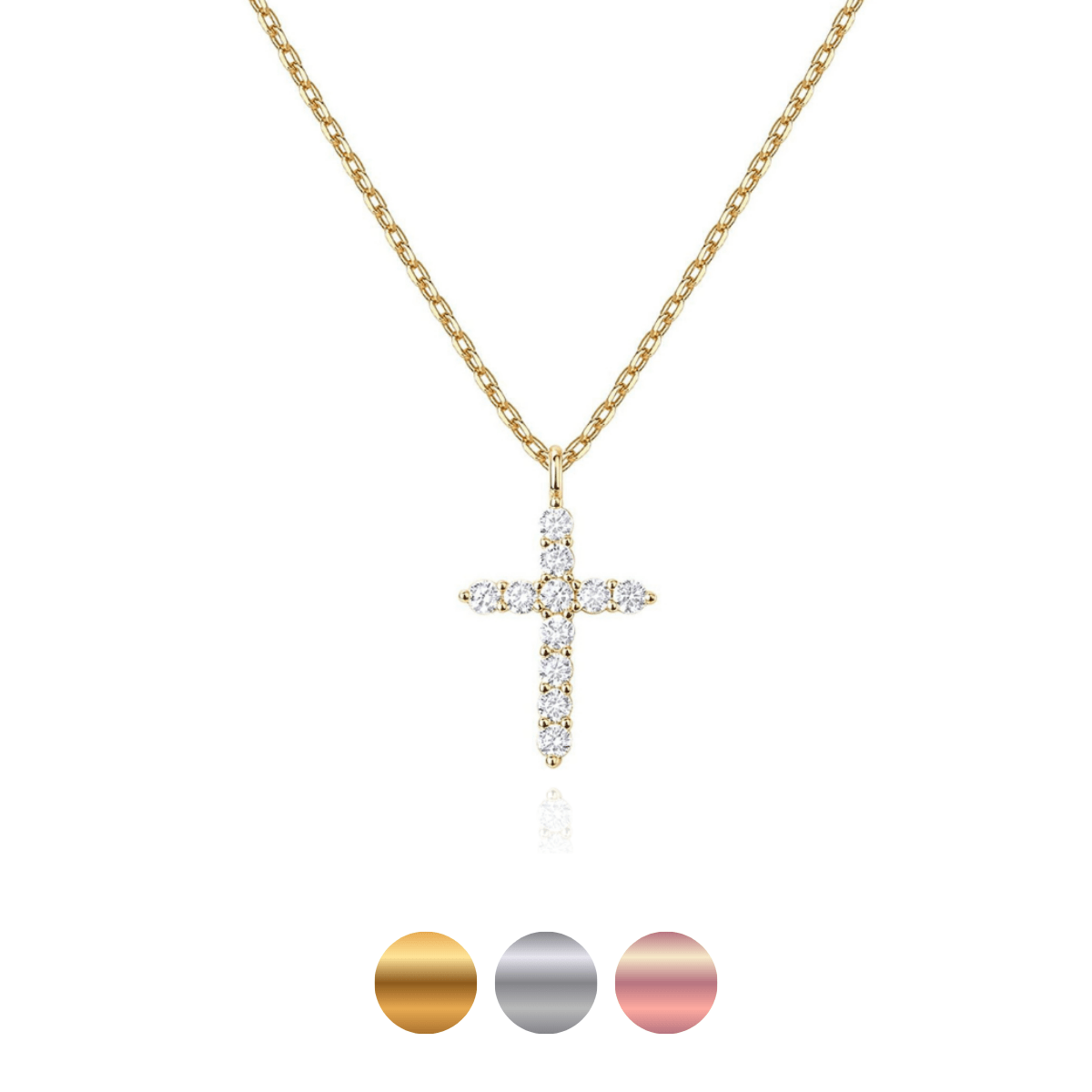 Faith Vermeil Necklace | Silver Fox Sales