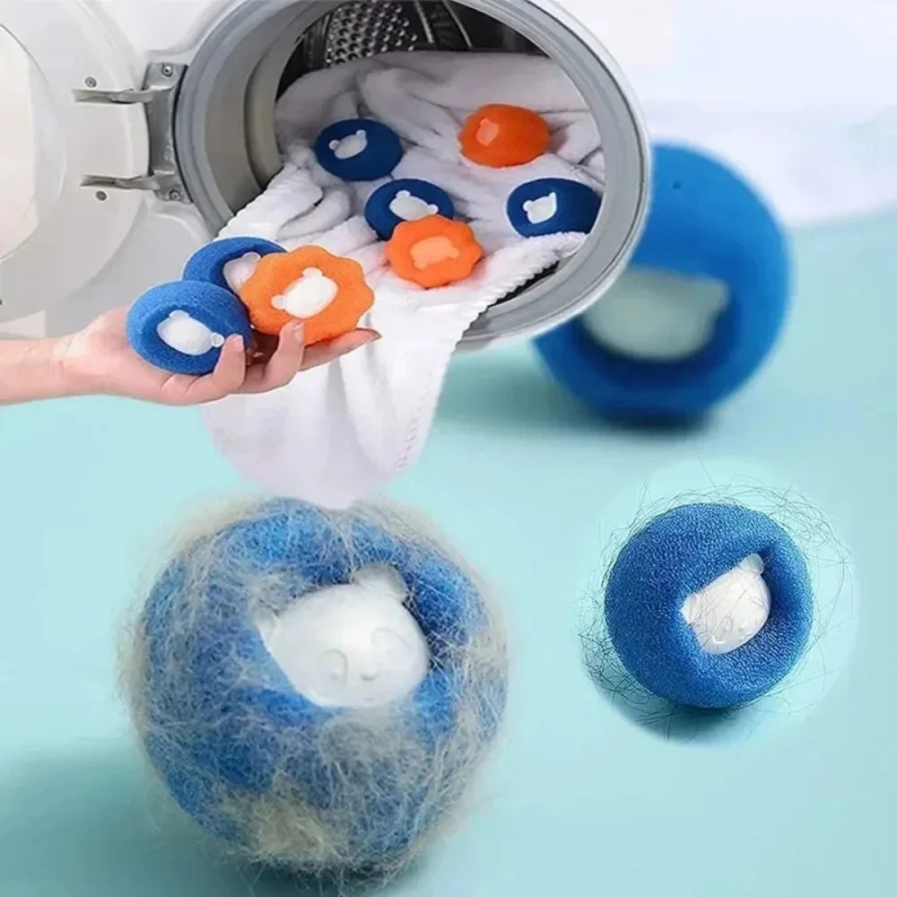 3-10Pcs Laundry Balls Laundry Balls Pet Hair Remover Reusable Balls Washing Machine Filter Removes Lint from Clothes Ball Catch