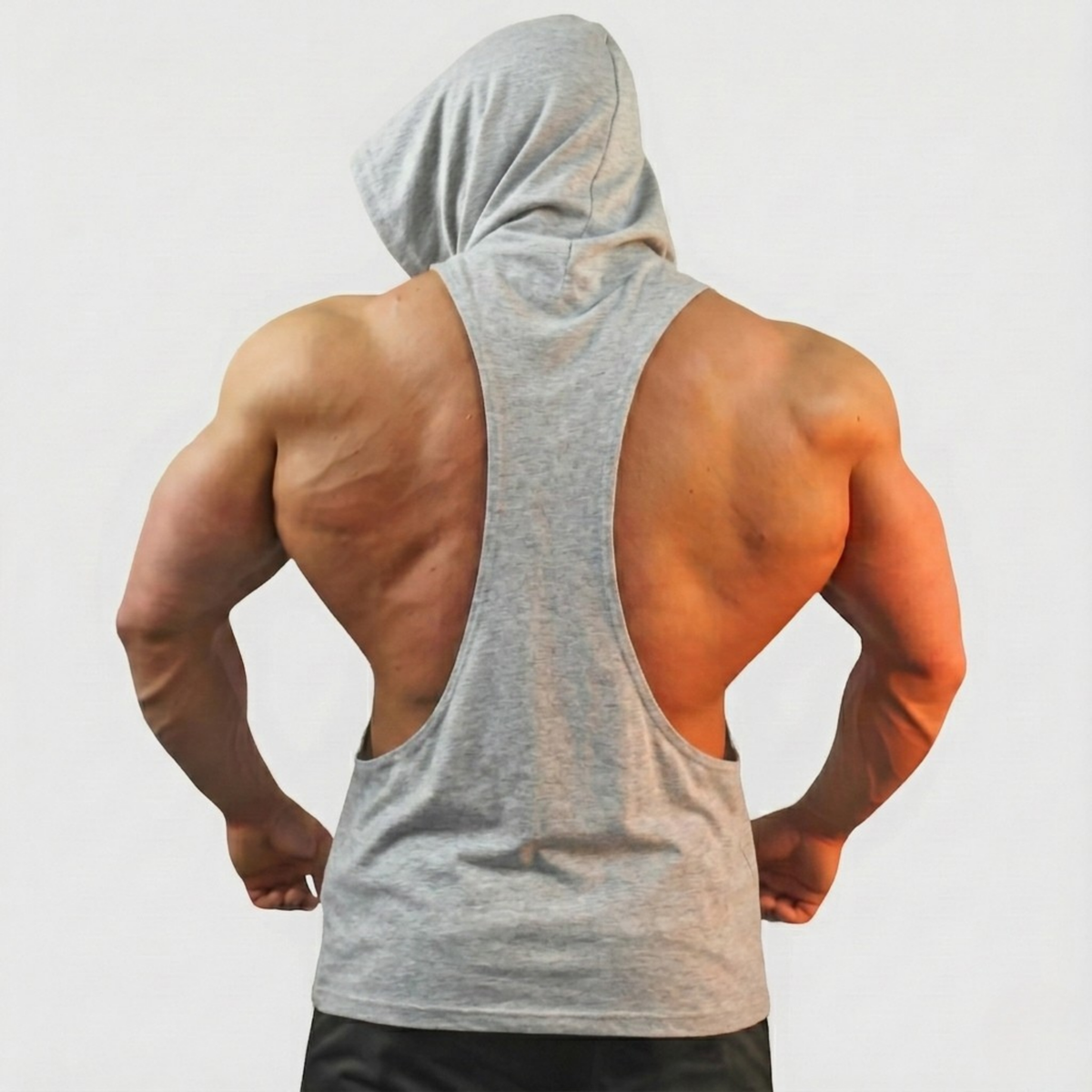 Men's Sleeveless Gym Hoodie – Made in USA by Physique Bodyware