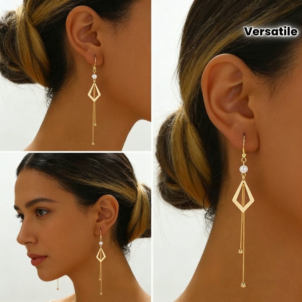 Copper-plated Silver Tassel Earrings | Silver Fox Sales