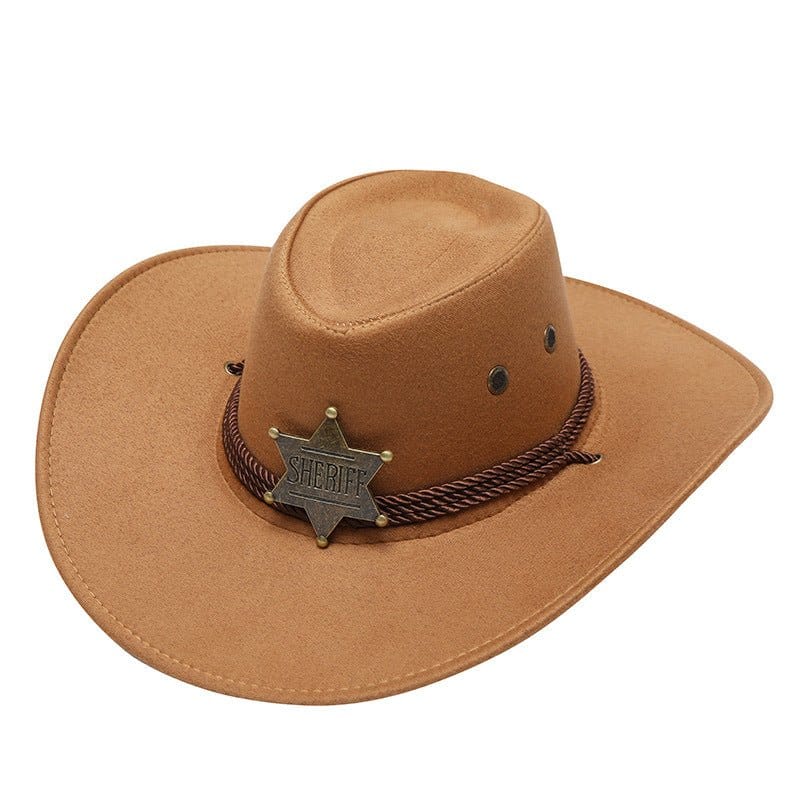 Women's Feather Trim Cowboy Hat | Silver Fox Sales