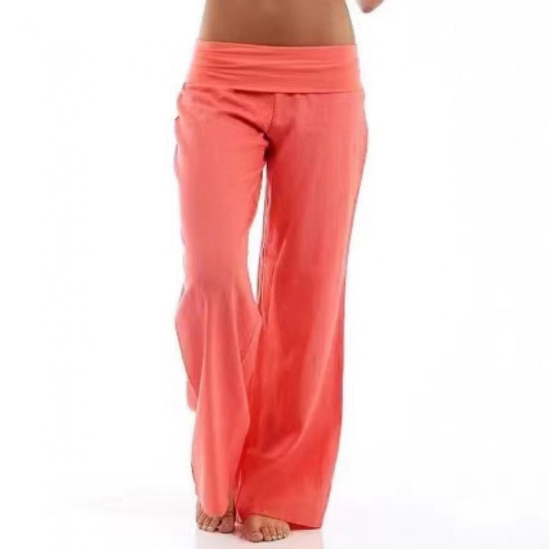 Elastic Waist Wide Leg Pants | Silver Fox Sales