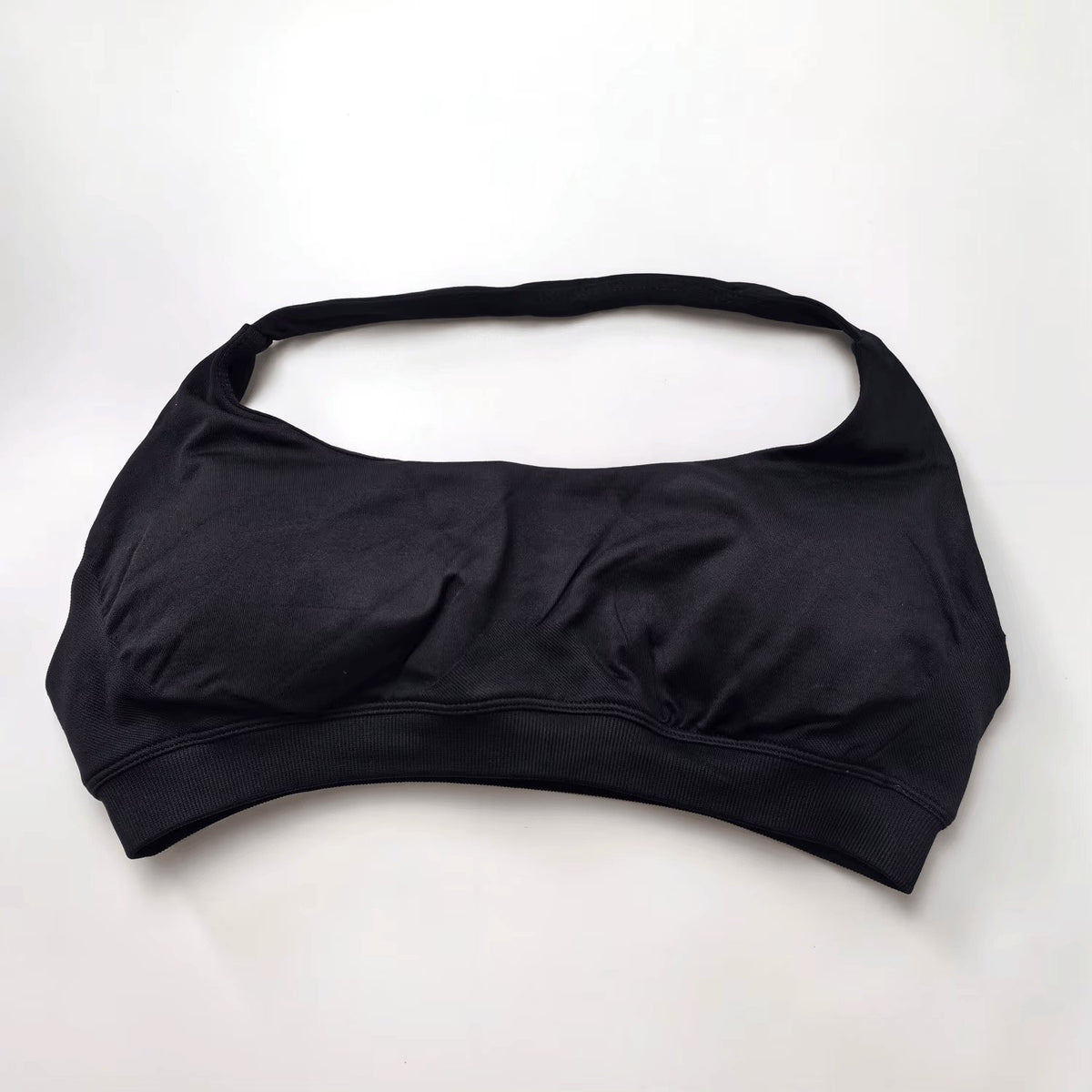 Impact Sports Bra Women Seamless Halter Top High Support Push-Up Open Back Gym Wear Fitness Yoga Workout Underwear