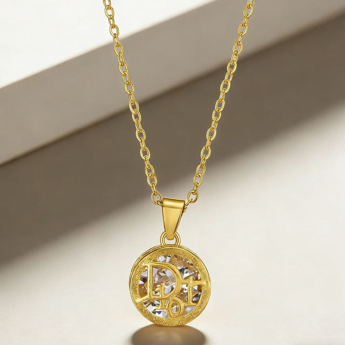 Women's Heart Zircon Pendant Necklace - Gold-Plated Collarbone Chain | Silver Fox Sales