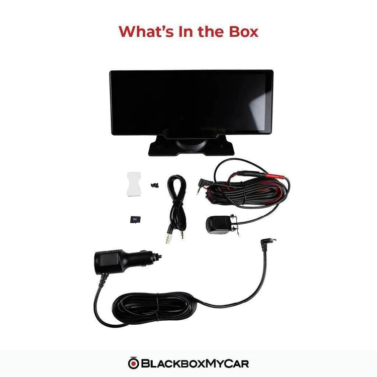 BlackboxMyCar S-Drive 10" Wireless CarPlay & Android Auto Display w/ Dash Cam | Silver Fox Sales