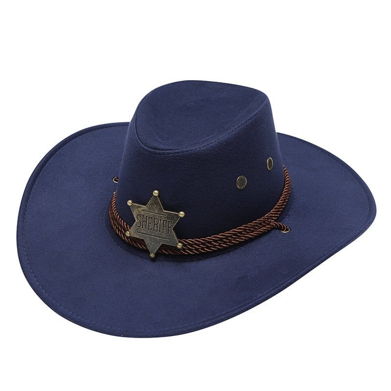 Women's Feather Trim Cowboy Hat | Silver Fox Sales