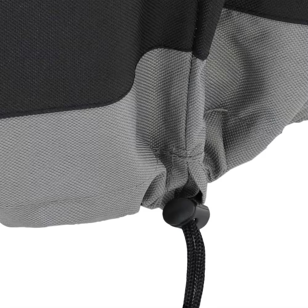 40 In. Gray/Black round 2-Tone Outdoor Fire Pit Cover