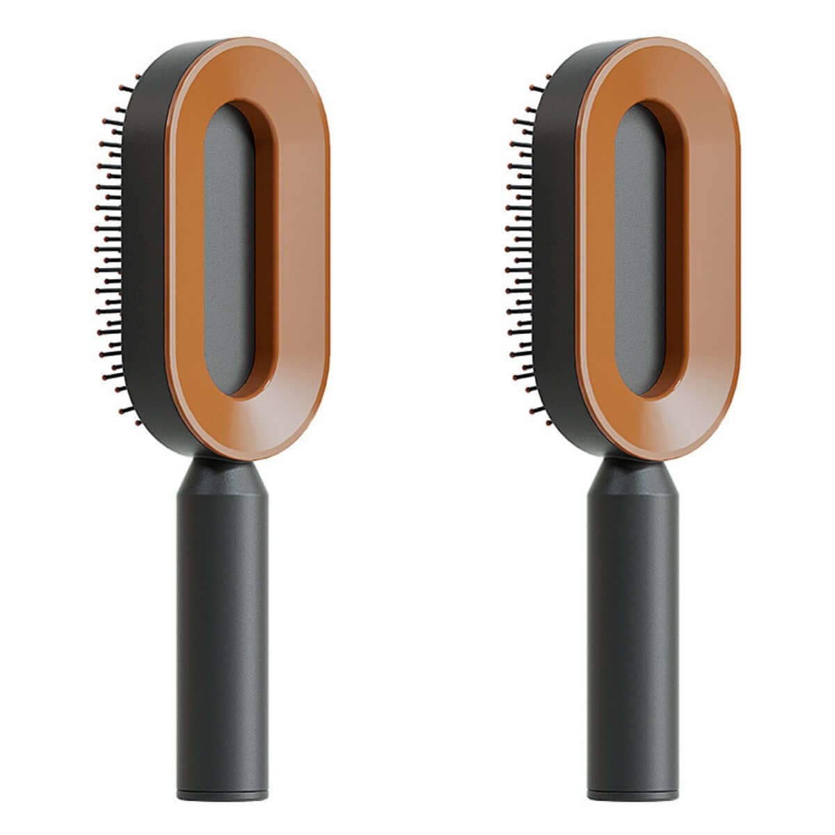 Self Cleaning Hair Brush For Women One-key Cleaning Hair Loss Airbag Massage Scalp Comb Anti-Static | Silver Fox Sales