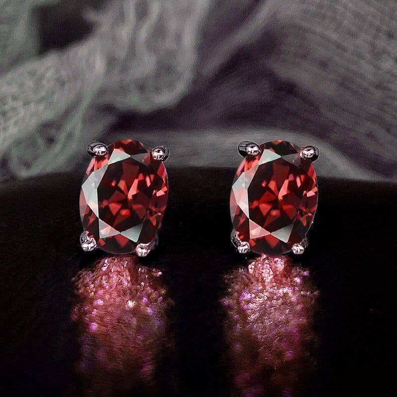 Women's Business-Style Zircon Earrings | Silver Fox Sales