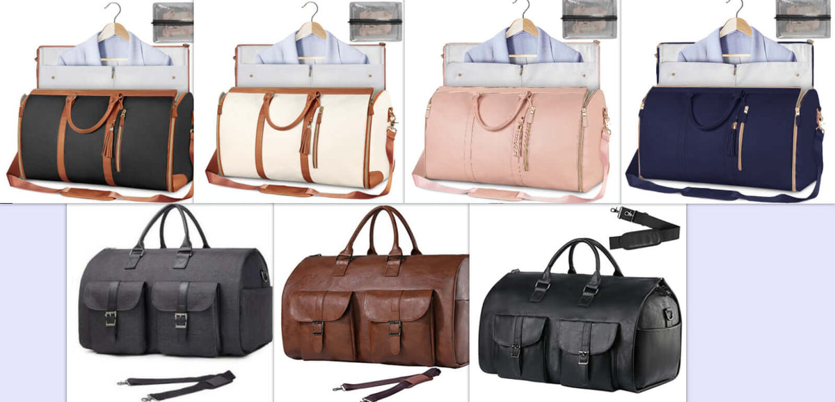 Large Capacity Travel Duffle Bag Women's Handbag Folding Suit Bag Waterproof Clothes Totes | Silver Fox Sales