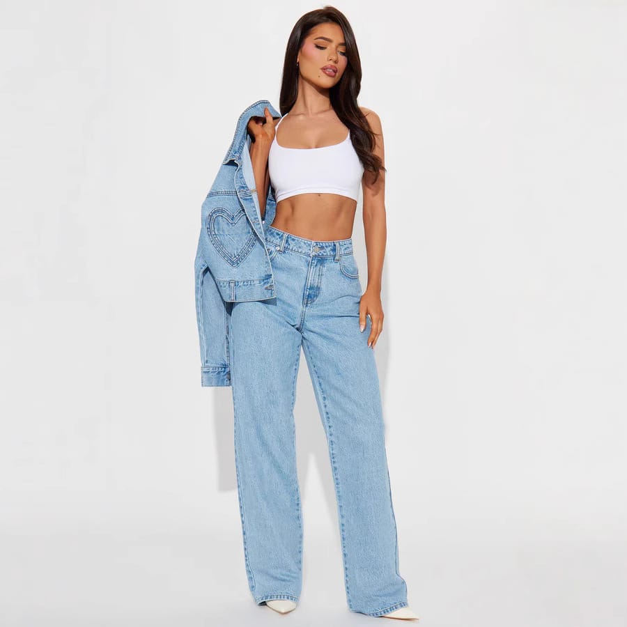 Straight Fit Denim Jeans – 25 Edition