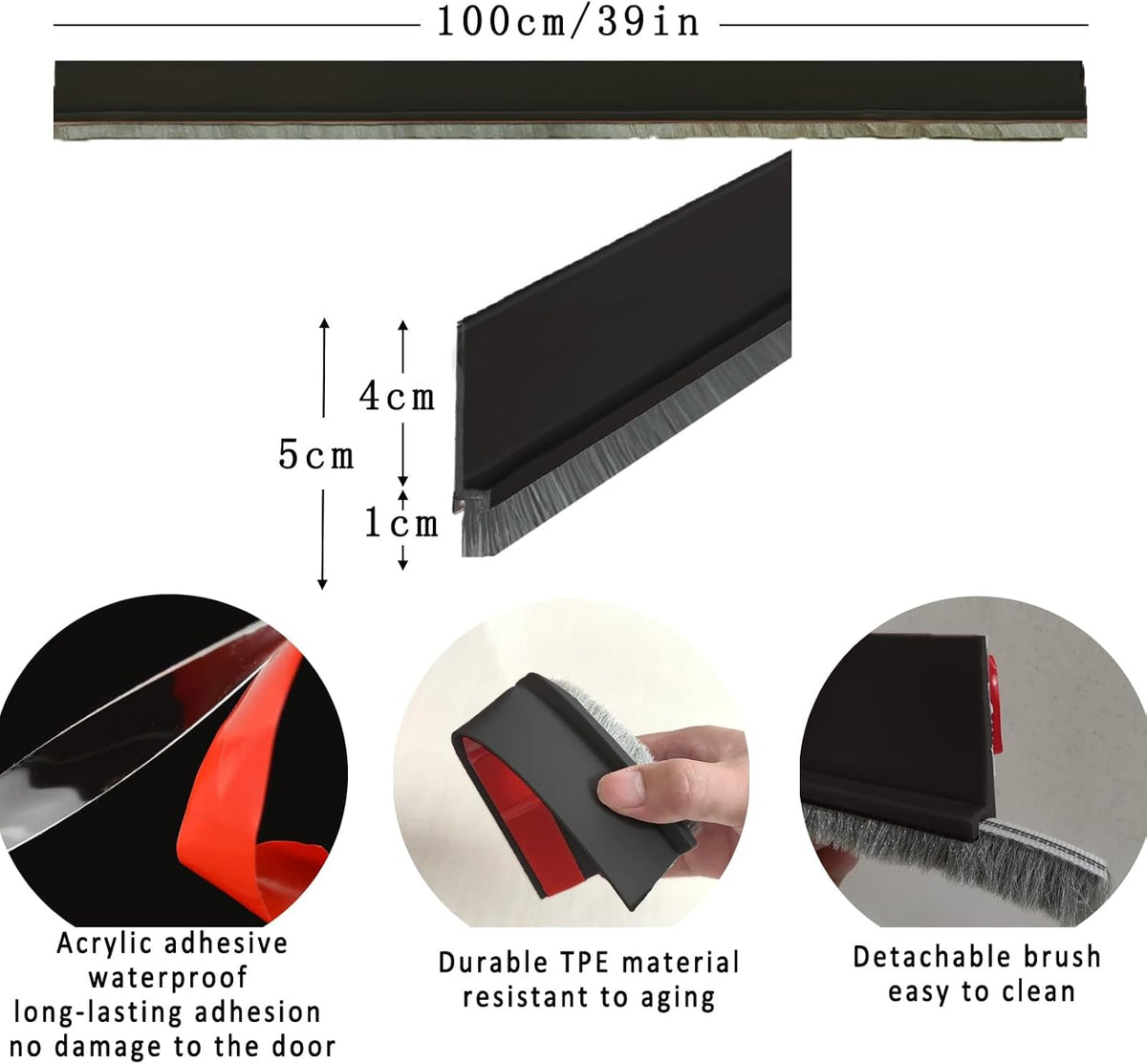 Door sweep available color options