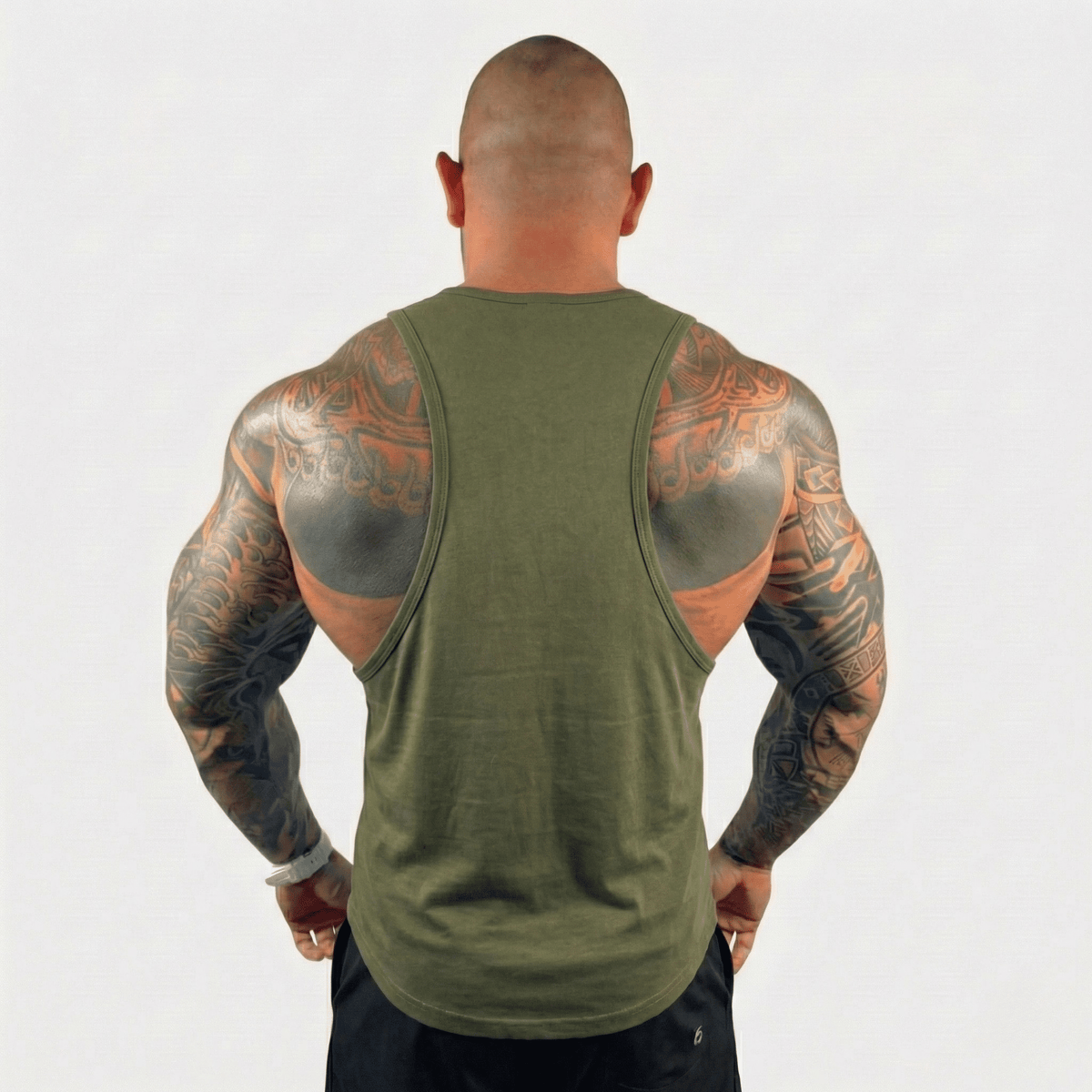 Men's Drop Arm Tank Top – Made in USA by Physique Bodyware