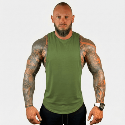 Men's Drop Arm Tank Top – Made in USA by Physique Bodyware